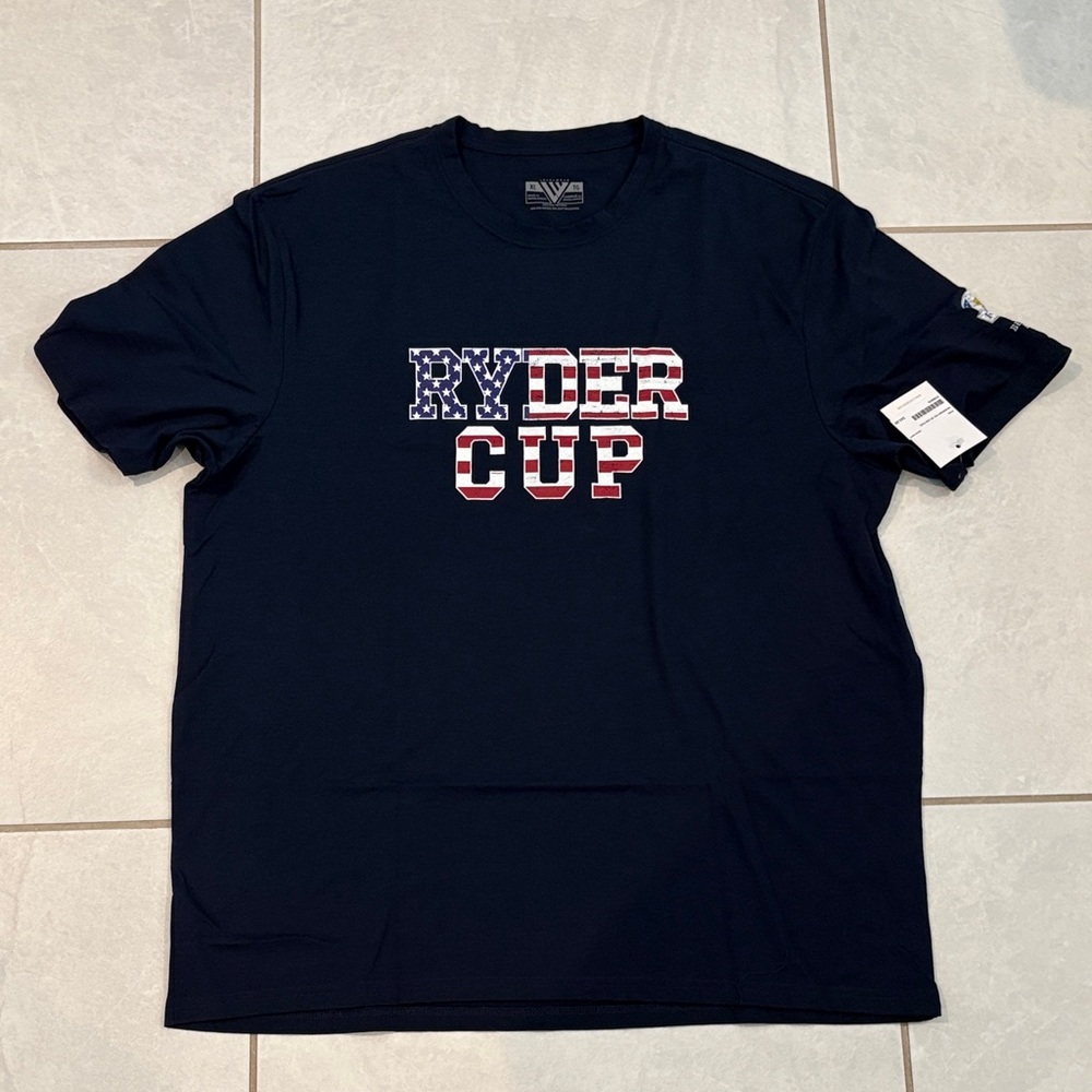 2025 Ryder Cup Navy Blue Men's Tee